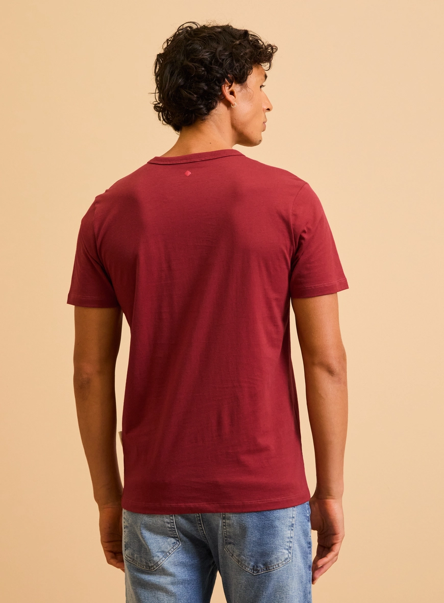 Camiseta Masculina New Slim Vermelho