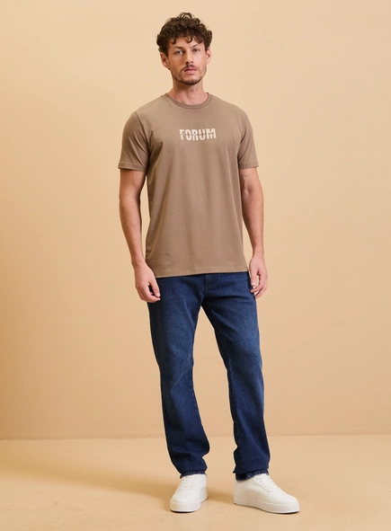 Camiseta Masculina New Slim Estampada