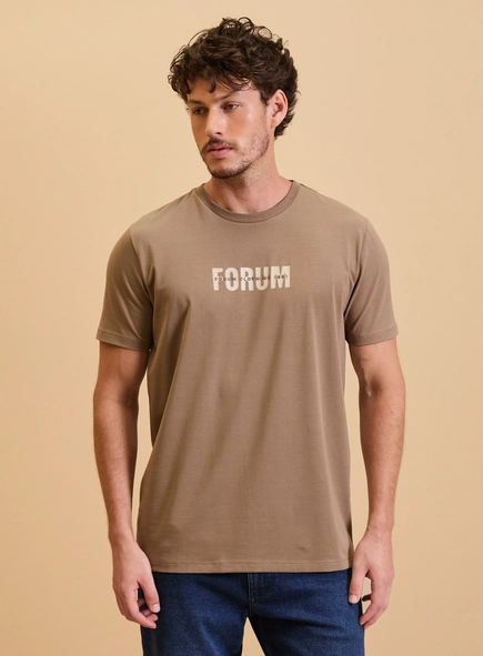 Camiseta Masculina New Slim Estampada