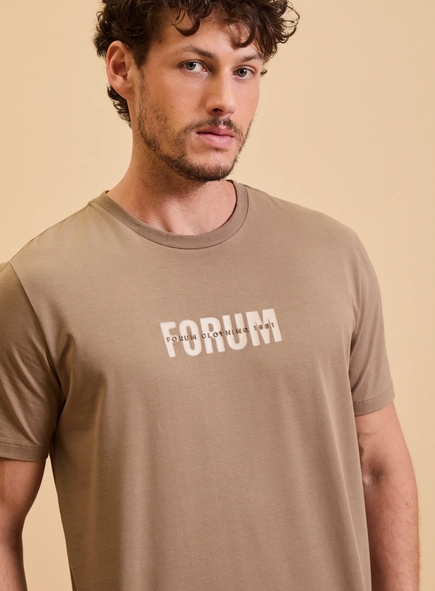 Camiseta Masculina New Slim Estampada