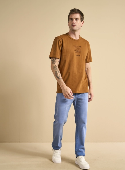Camiseta Masculina New Box Com Bordado