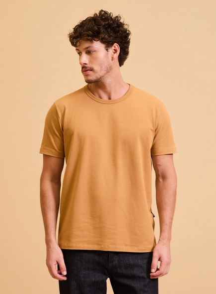 Camiseta Masculina New Slim Gola Ribana