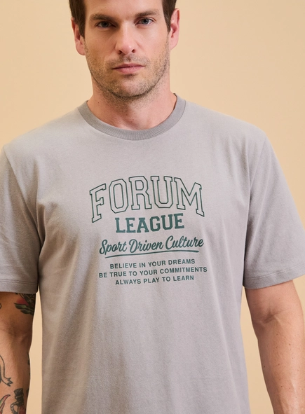 Camiseta Masculina New Box Com Bordado