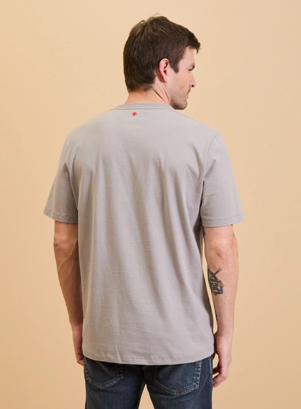 Camiseta Masculina New Box Com Bordado