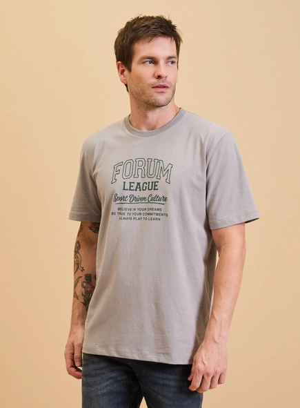 Camiseta Masculina New Box Com Bordado