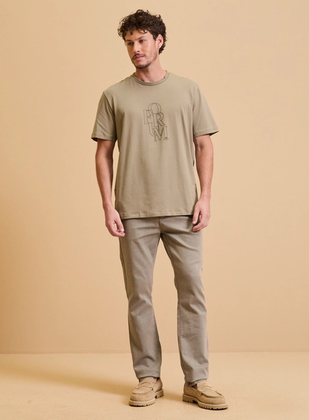 Camiseta Masculina New Box Pima Estampada