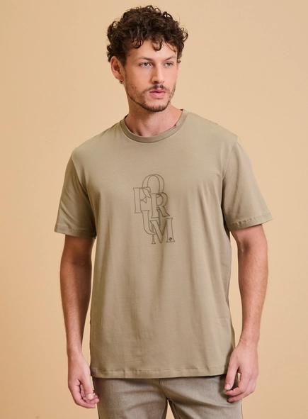 Camiseta Masculina New Box Pima Estampada