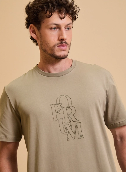 Camiseta Masculina New Box Pima Estampada