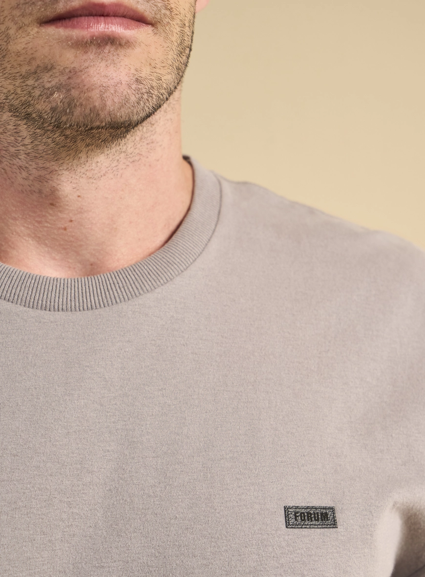 Camiseta Masculina New Box Cinza Níquel