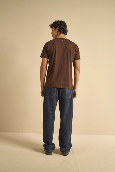 Camiseta Masculina New Slim Detalhe Frontal