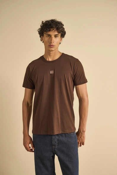 Camiseta Masculina New Slim Detalhe Frontal