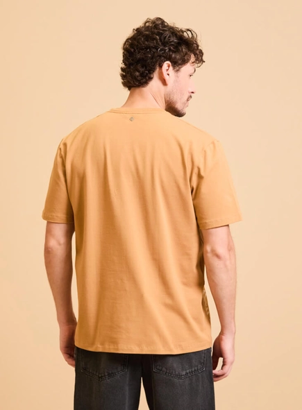 Camiseta Masculina New Box Bege
