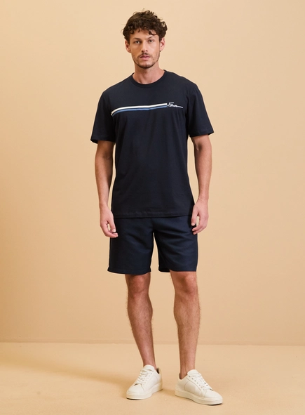 Camiseta Masculina New Box Pima