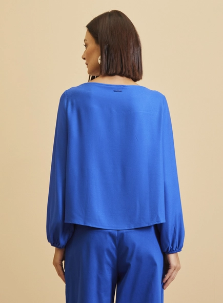 Blusa Manga Longa Alongada