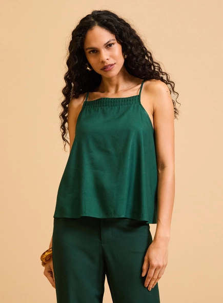 Blusa Ampla Decote Quadrado