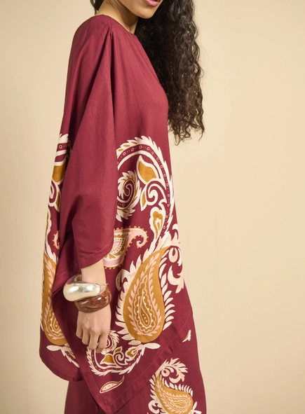 Blusa Assimétrica Paisley