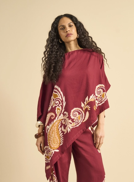 Blusa Assimétrica Paisley