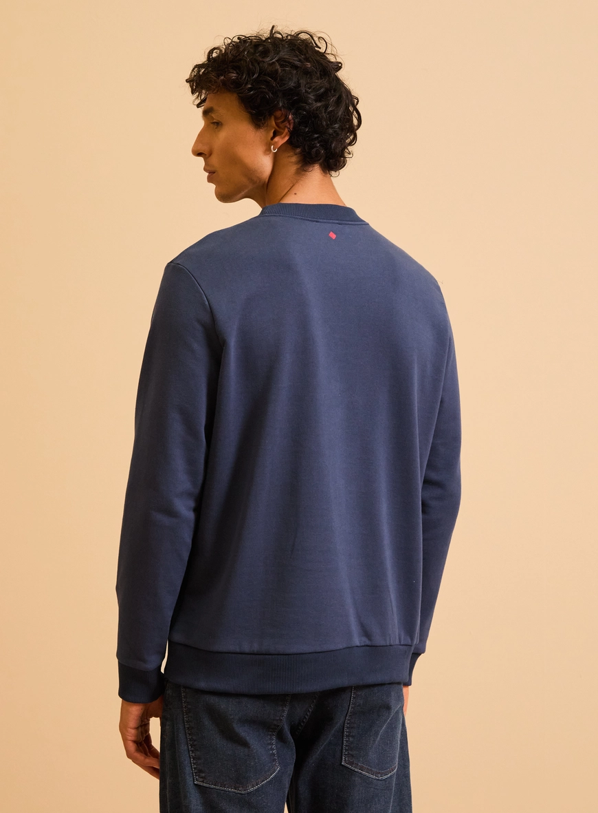 Blusão Moletom Masculino New Comfort Azul