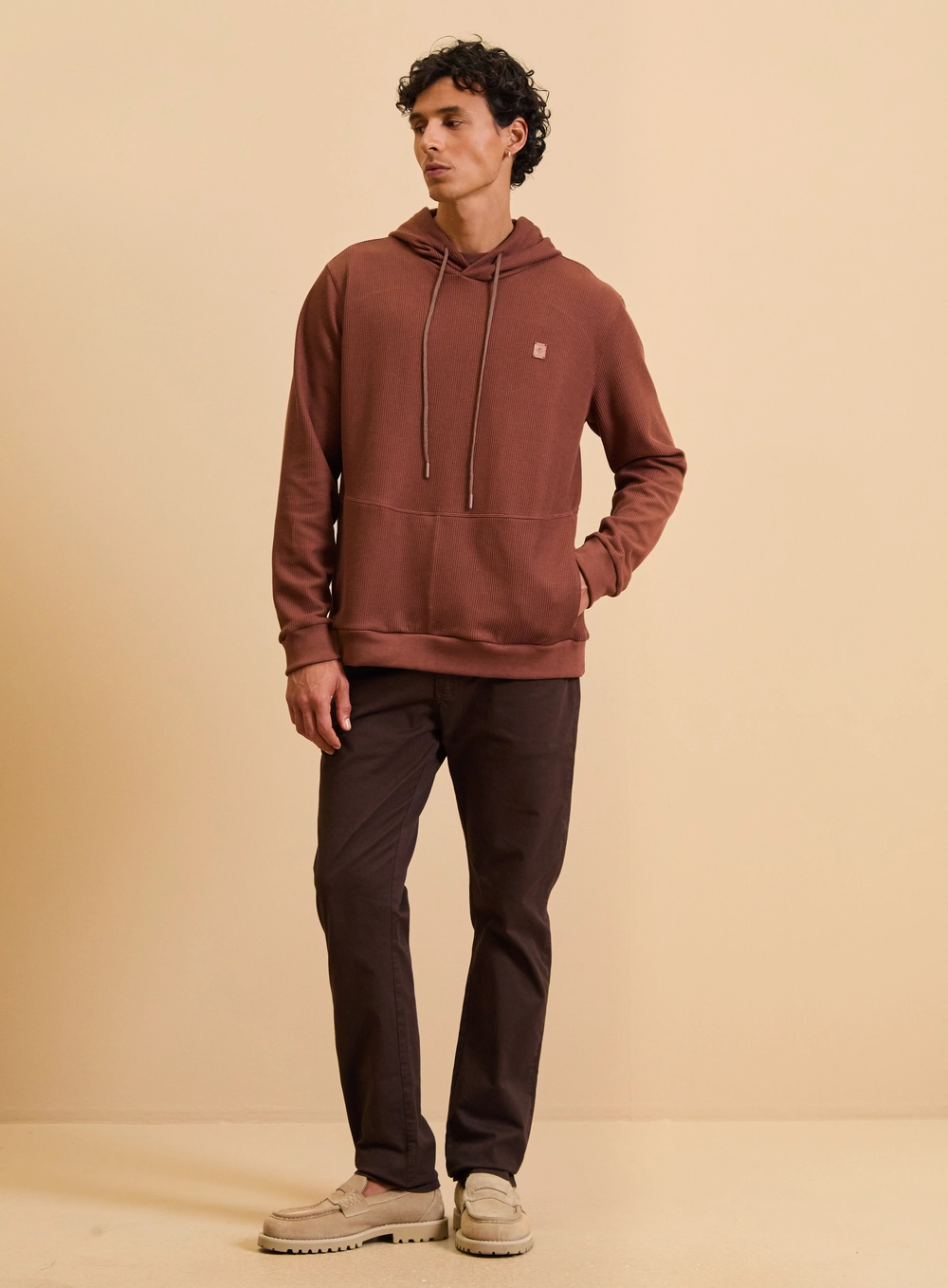 Blusão Masculino New Comfort Marrom 4