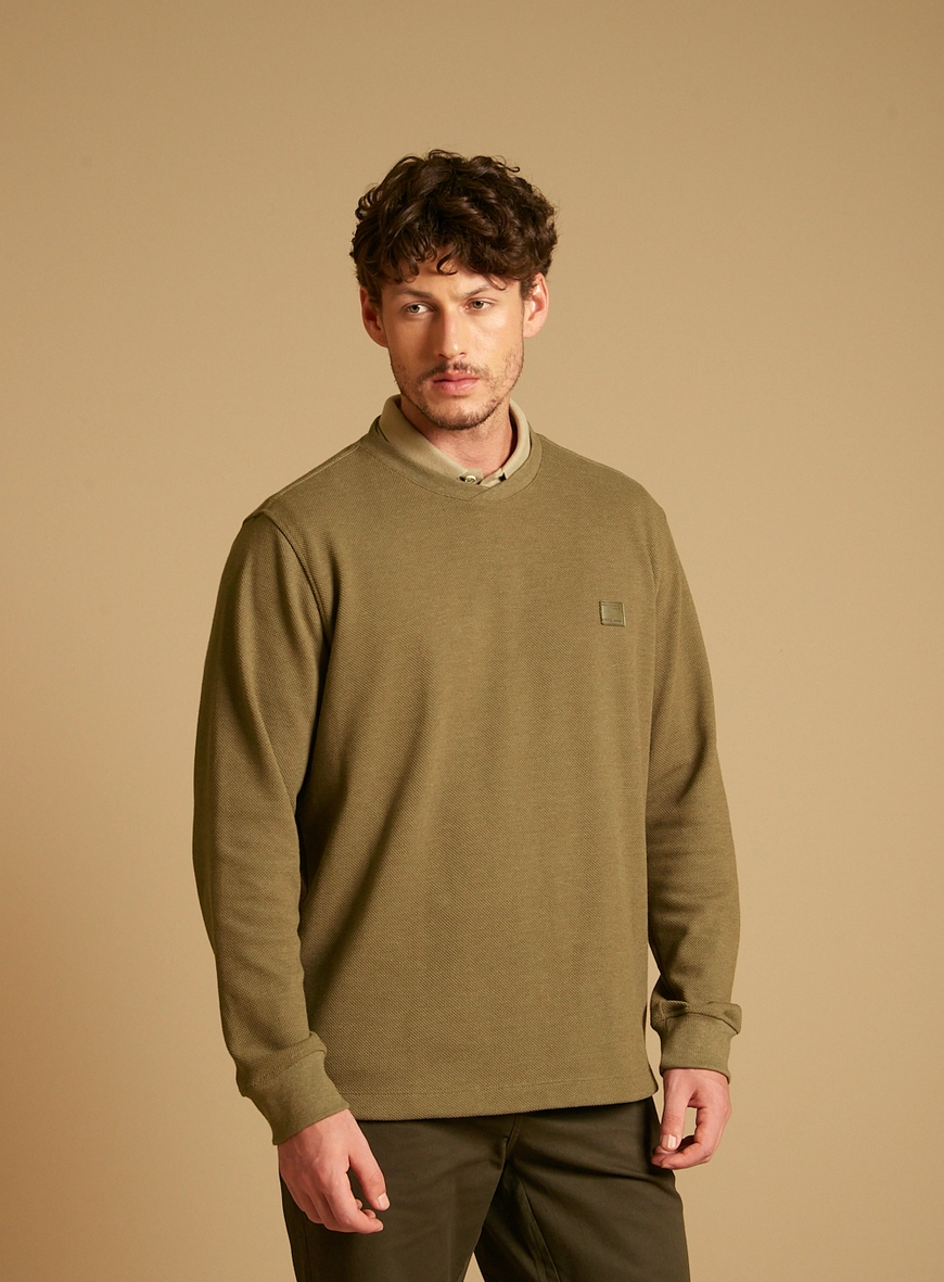 Blusão Masculino New Comfort Texturizado Verde