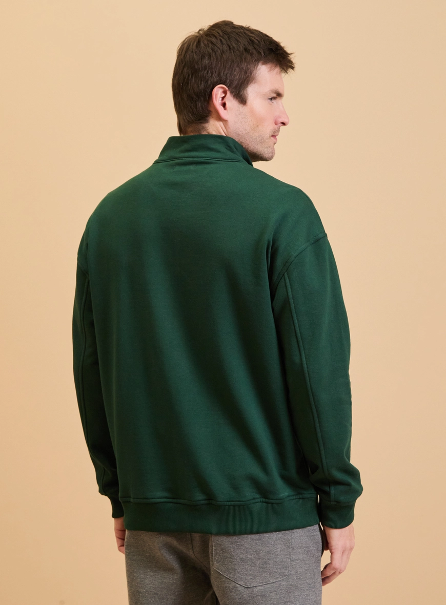 Blusão Moletom Masculino Over Comfort Verde