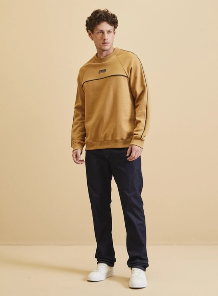 Blusão Moletom Masculina Com Contraste