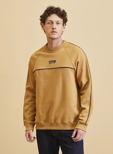 Blusão Moletom Masculina Com Contraste