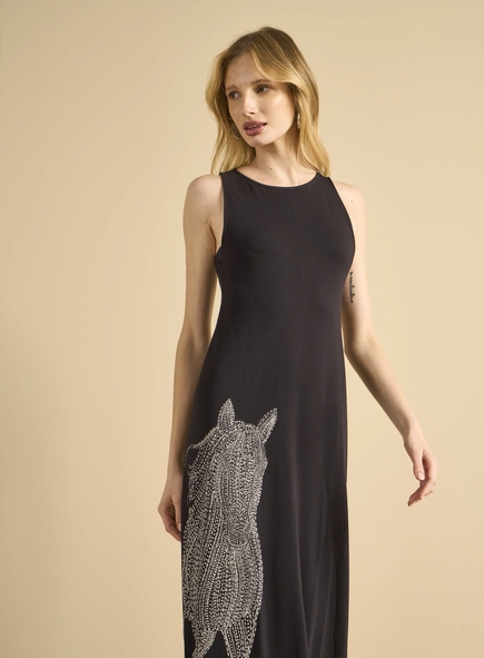 Vestido Maxi Midi Estampado
