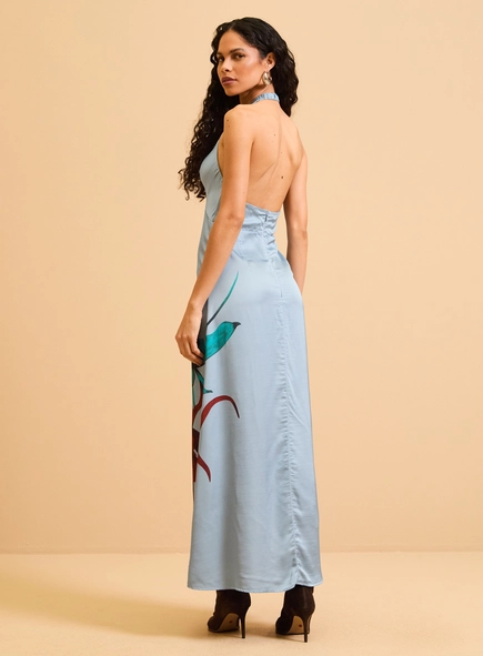 Vestido Midi Evasê - Aura Floral