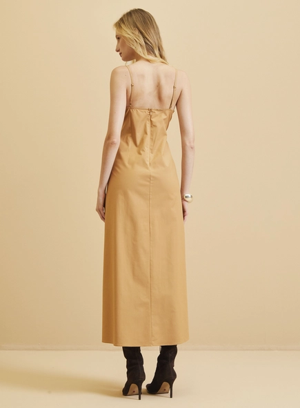 Vestido Midi Estruturado Busto Duplo