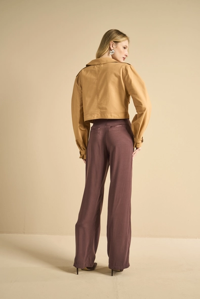 Casaco Feminino Alfaiataria Trench Coat