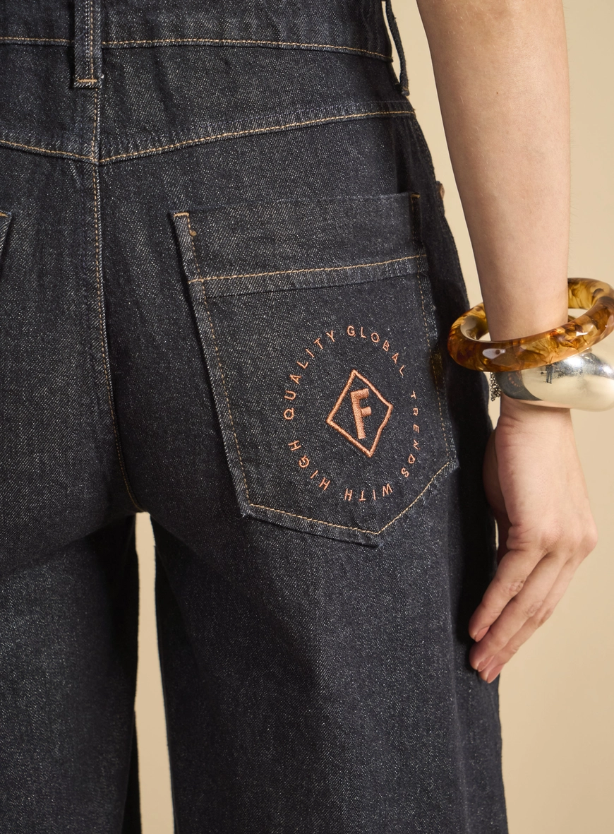 Macacão Jeans Celine Índigo