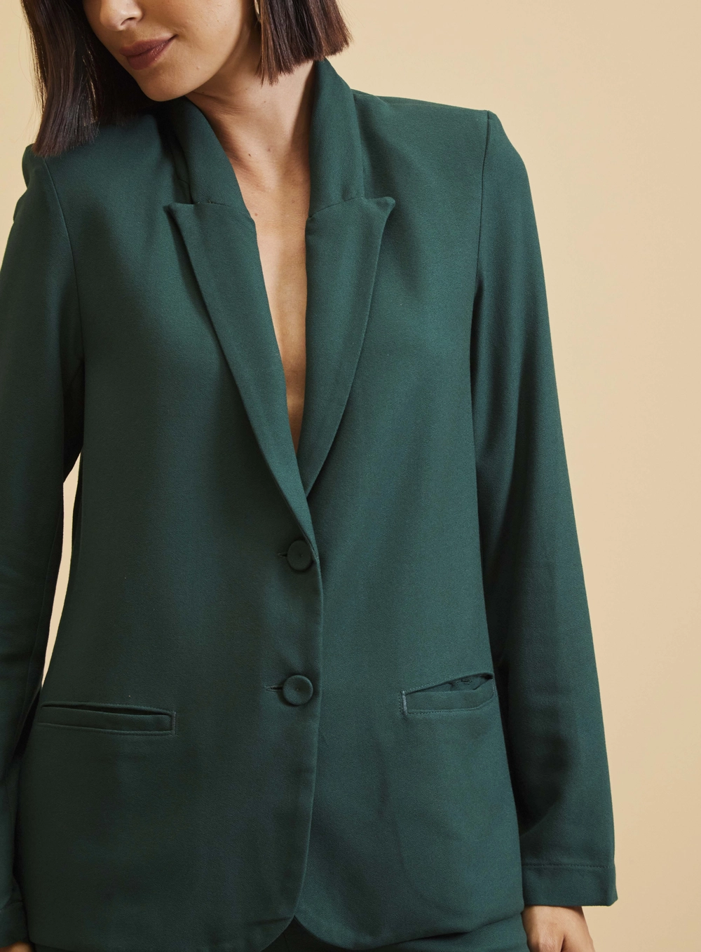 Blazer Alfaiataria Feminino Verde 3