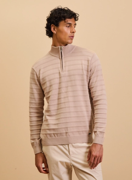 Suéter Tricô Masculino Fifties Gola Alta