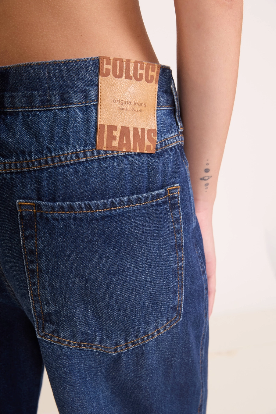 Calça Jeans Wide Leg Barcelona Índigo