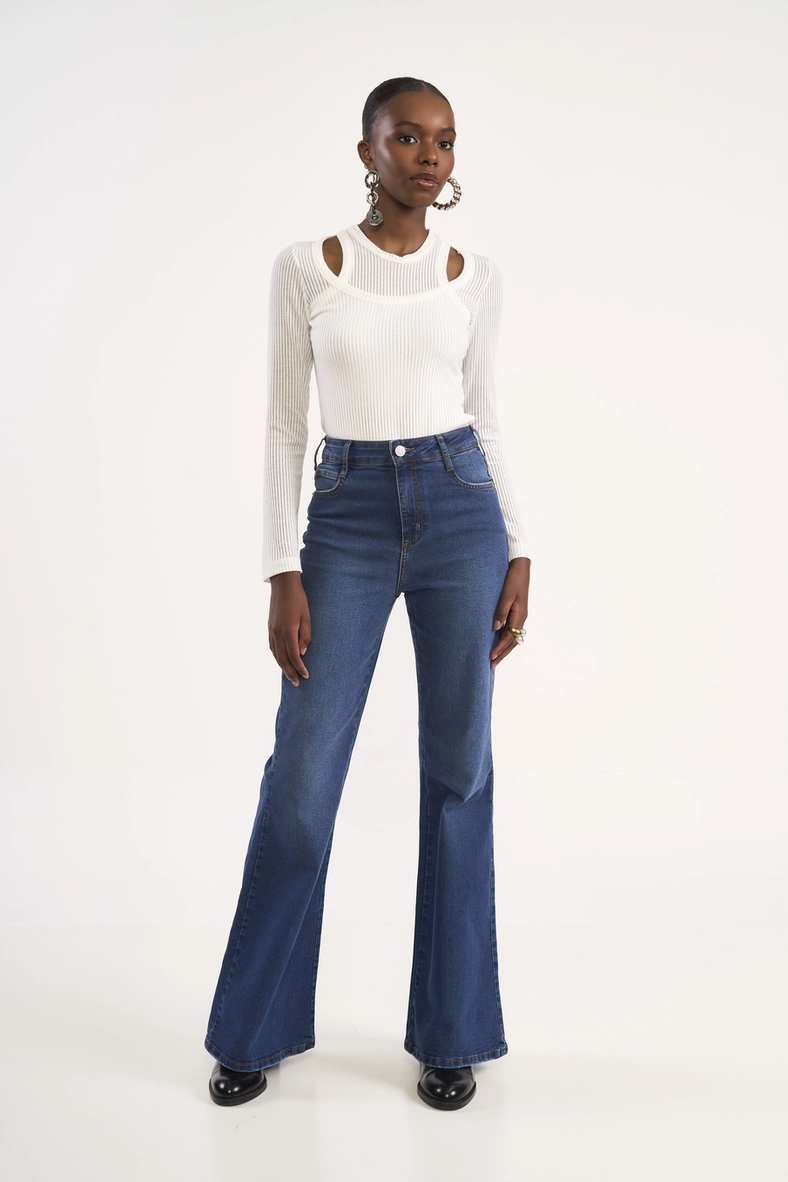 Calça Jeans Flare Madrid