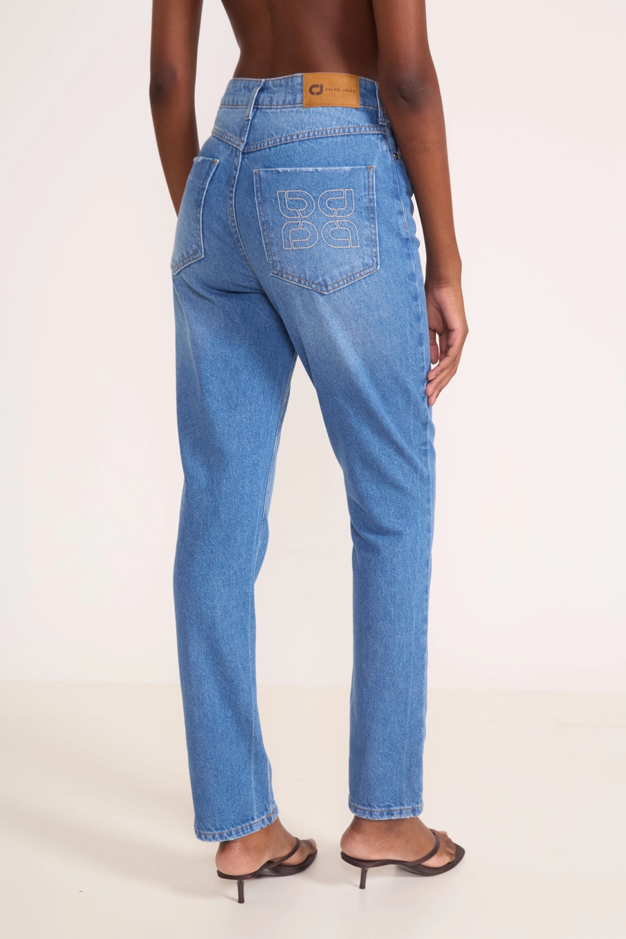 Calça Jeans Reta Roma Índigo