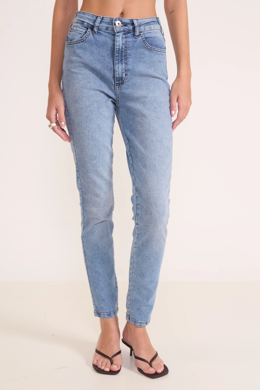 Calça Jeans Mom Madrid Índigo