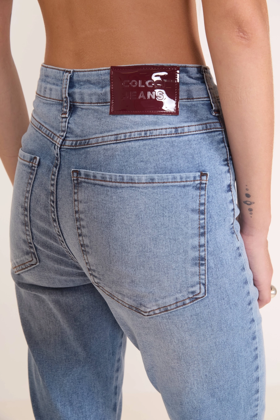 Calça Jeans Mom Madrid Índigo