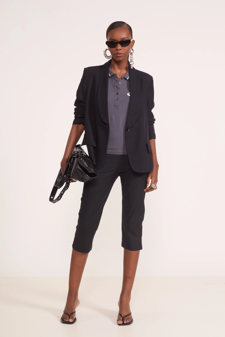 Calça Capri Alfaiataria Slim