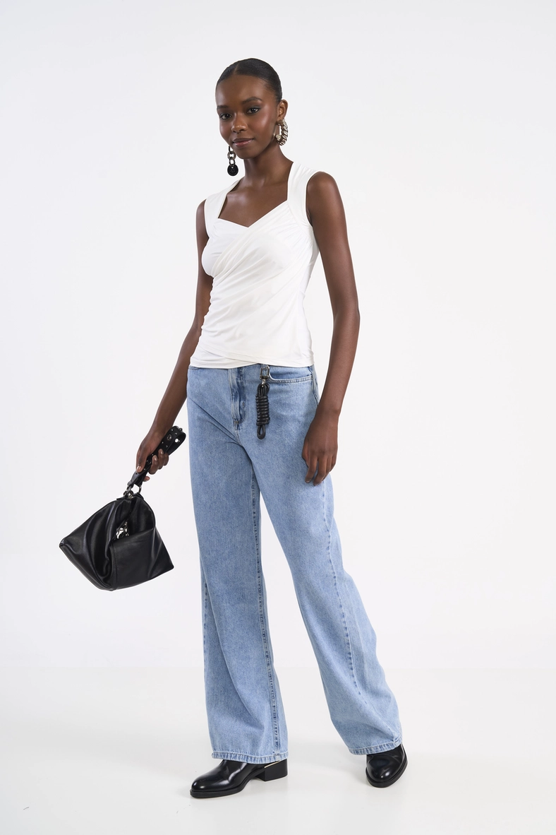 Calça Jeans Berlim Wide Leg
