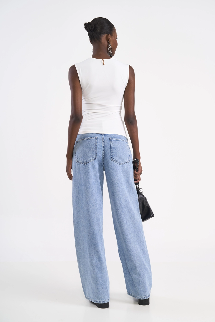 Calça Jeans Berlim Wide Leg Índigo