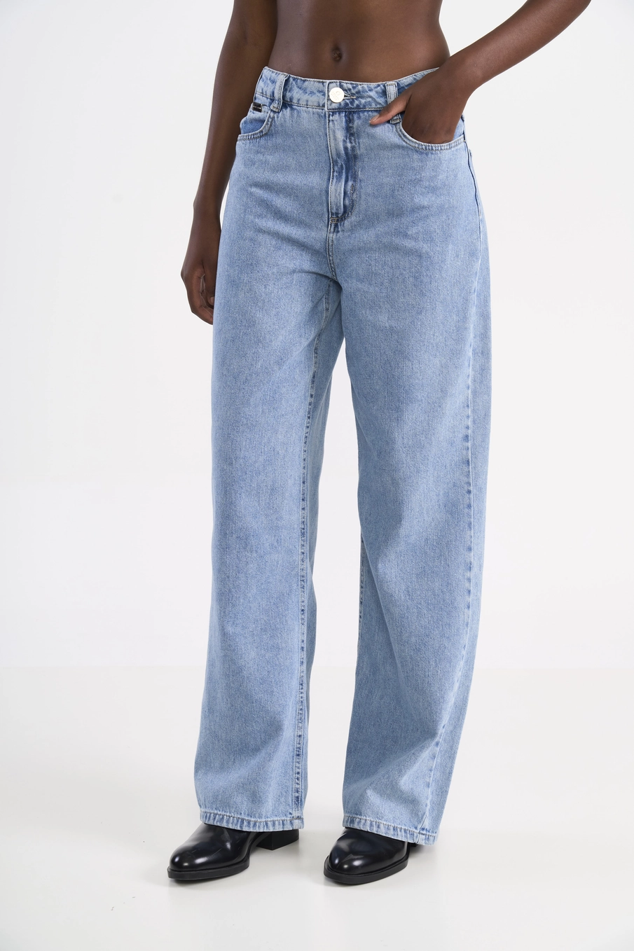 Calça Jeans Berlim Wide Leg Índigo