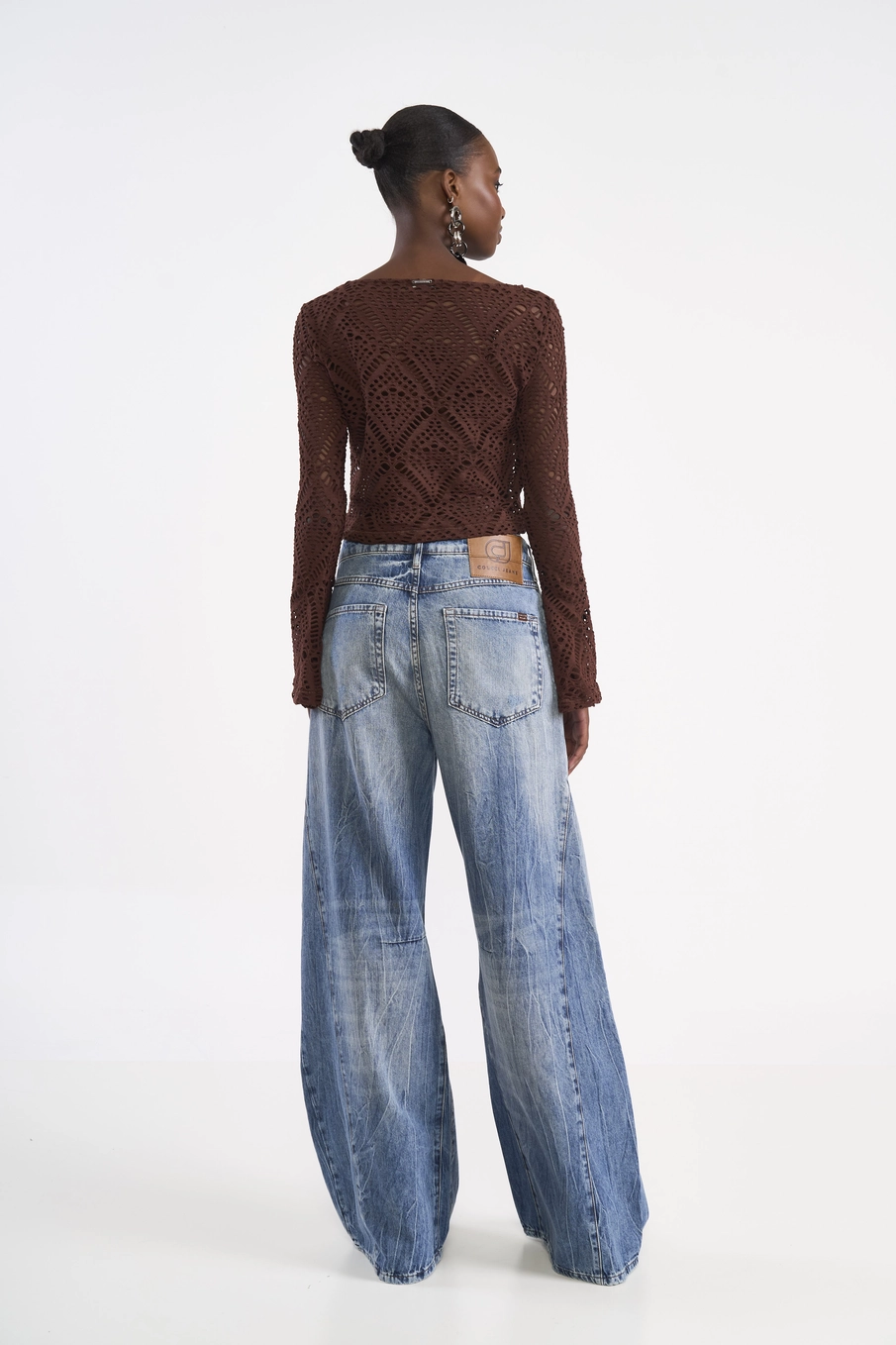 Calça Jeans Baggy Seul Índigo