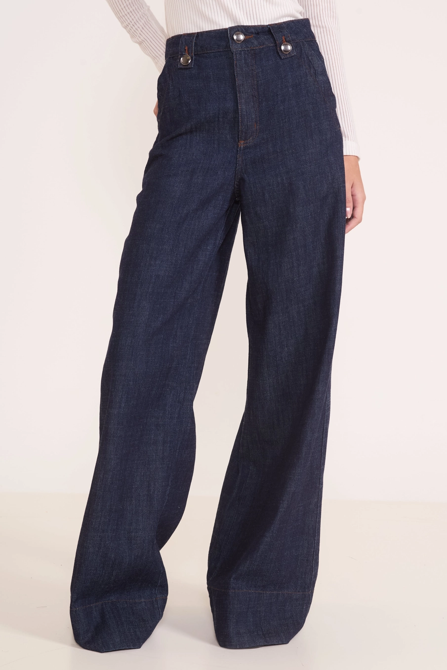 Calça Jeans Pantalona Oversized Lisboa Índigo