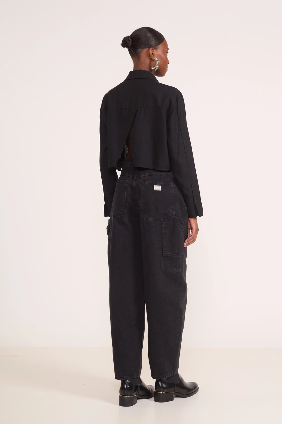 Calça Jeans Tokio Resinada Indigo Preto