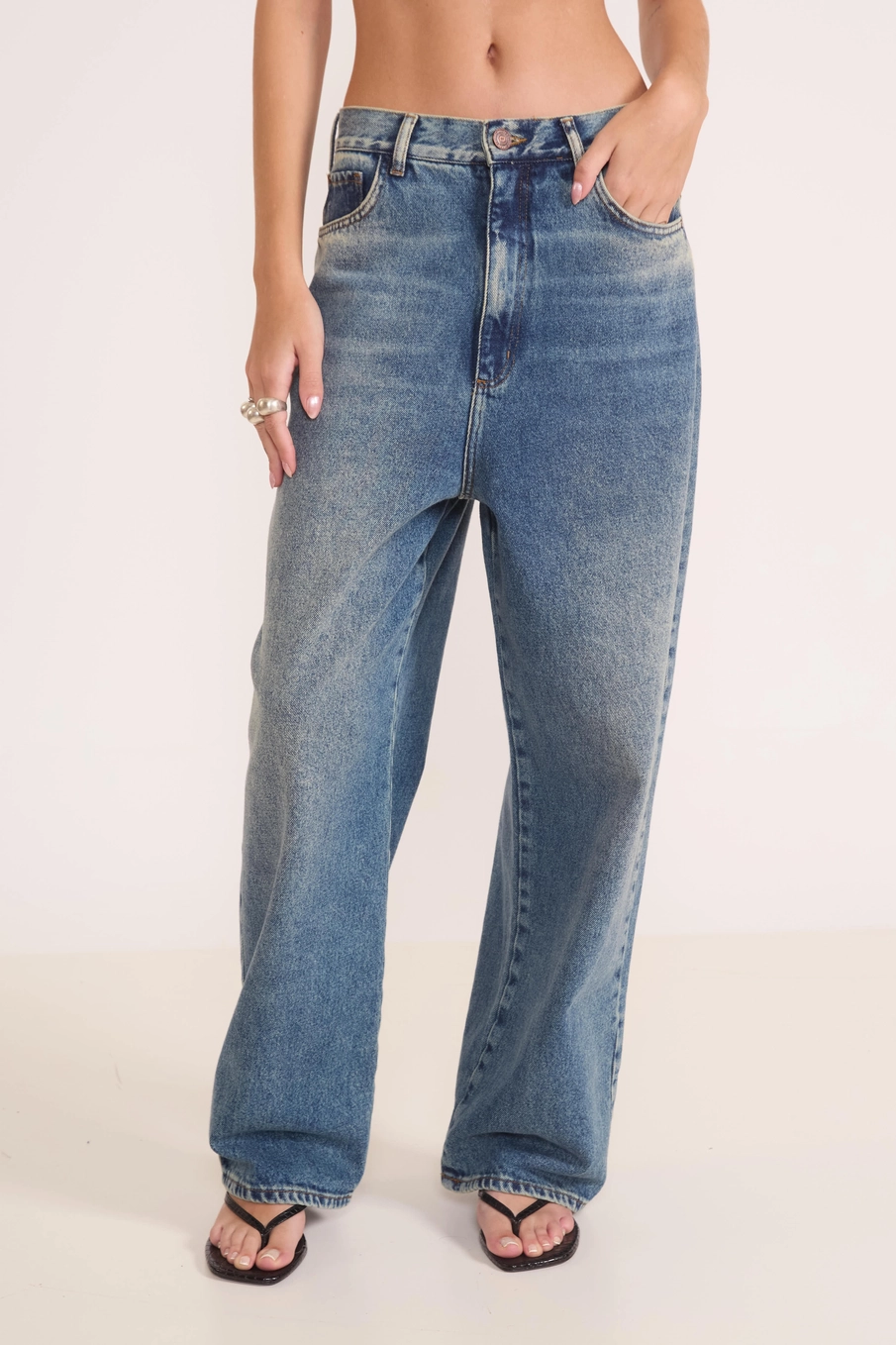 Calça Jeans Baggy Califórnia Índigo