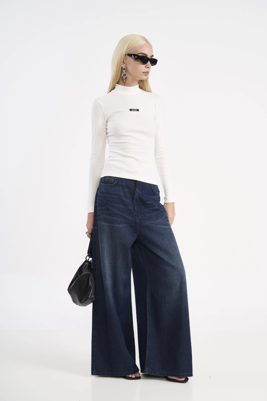 Calça Jeans Pantalona Califórnia Índigo