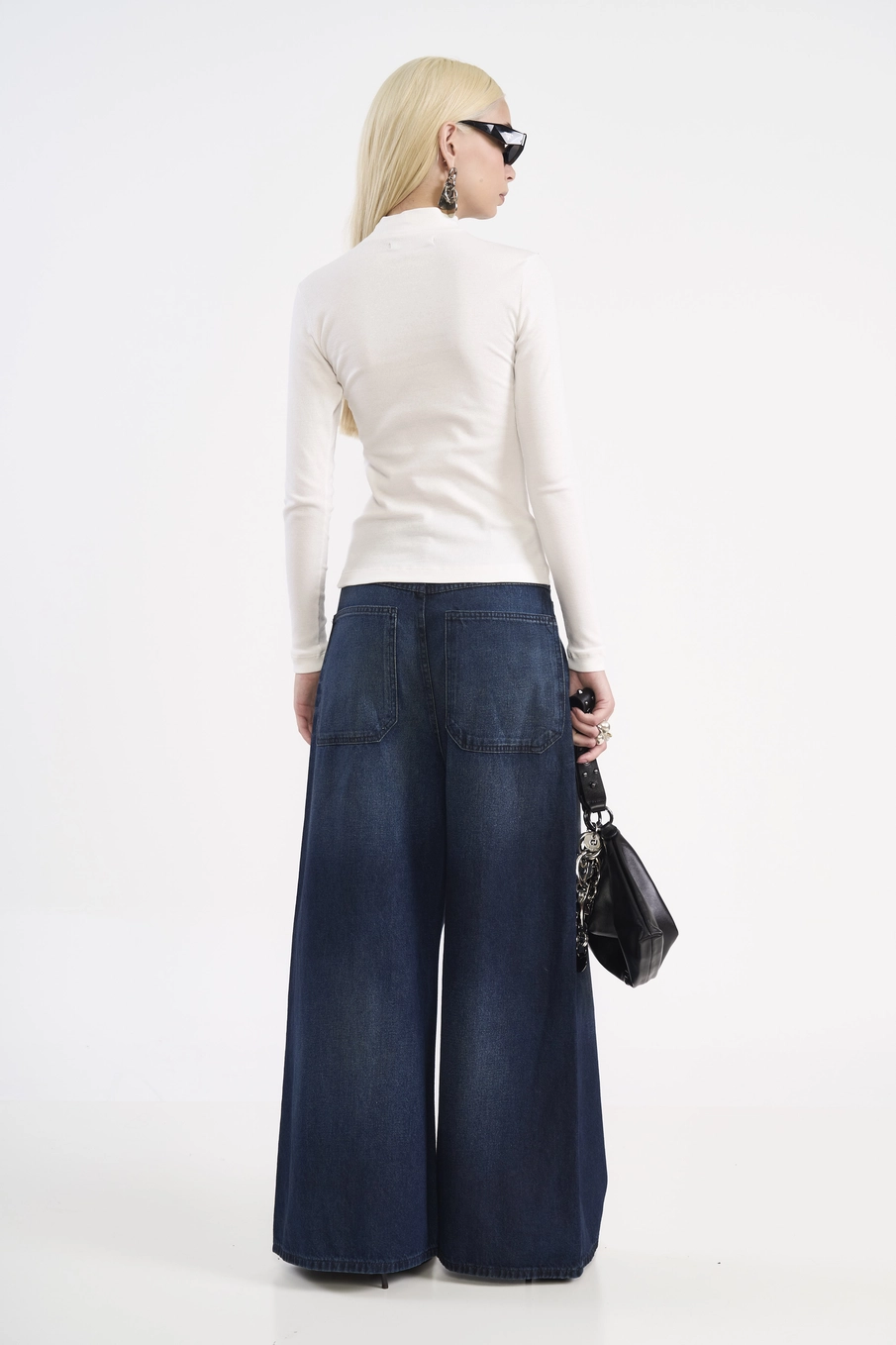 Calça Jeans Pantalona Califórnia Índigo