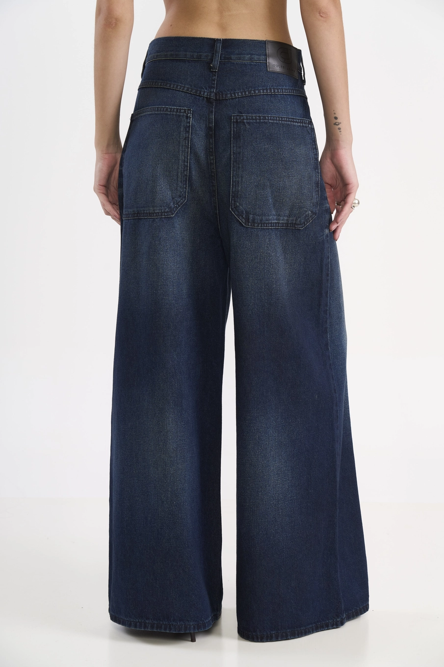 Calça Jeans Pantalona Califórnia Índigo